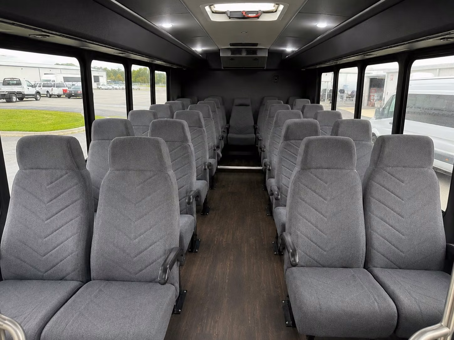 20 passenger minibus interior
