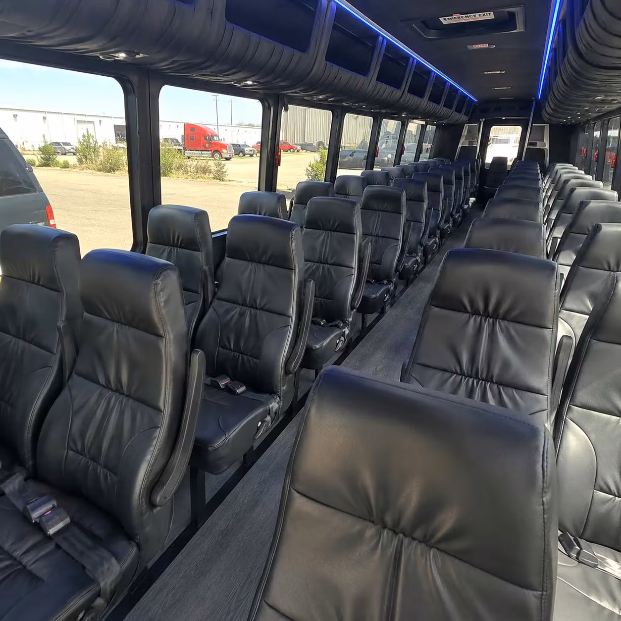 35 passenger minibus interior
